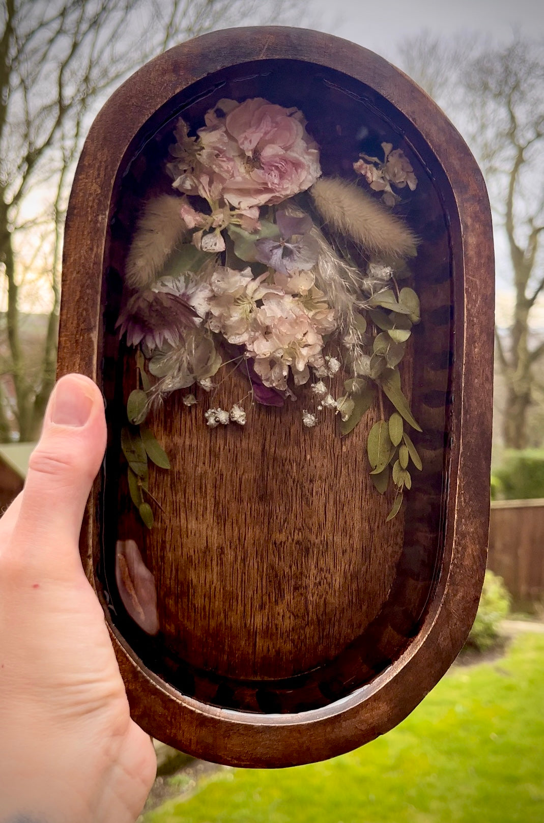 Deep Mango Wood Trinket Tray