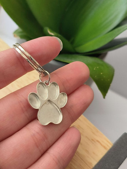 Paw Print Keyring