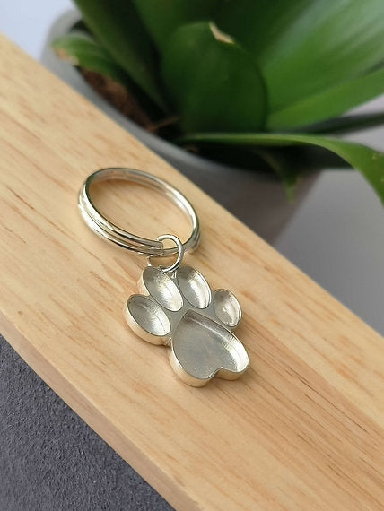 Paw Print Keyring