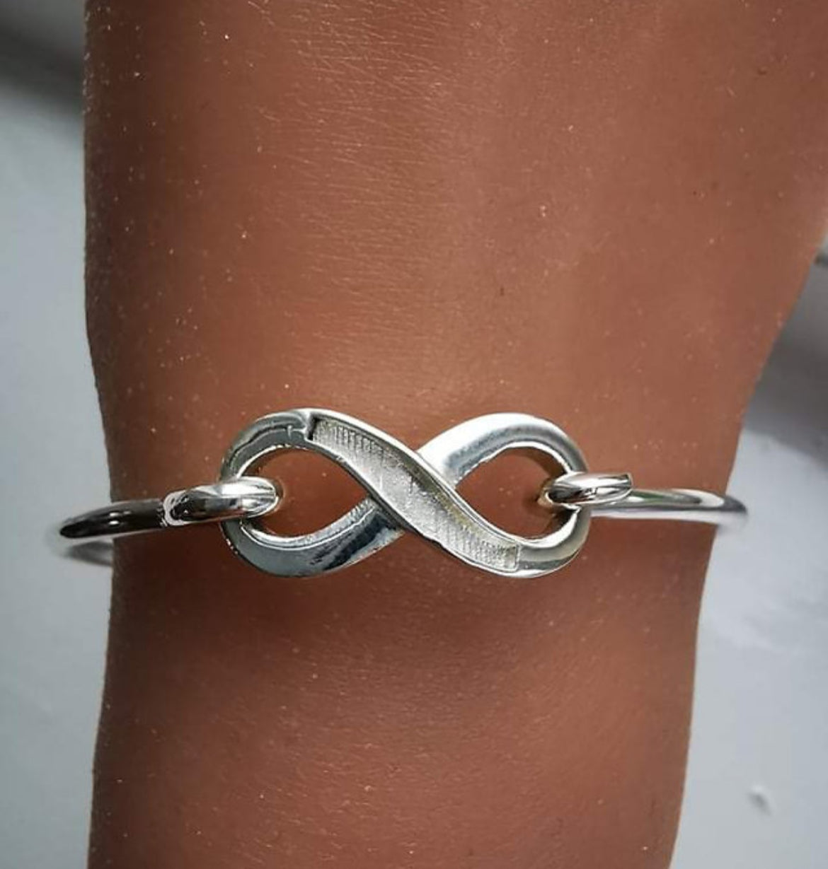 Infinity Hook Clasp Bangle